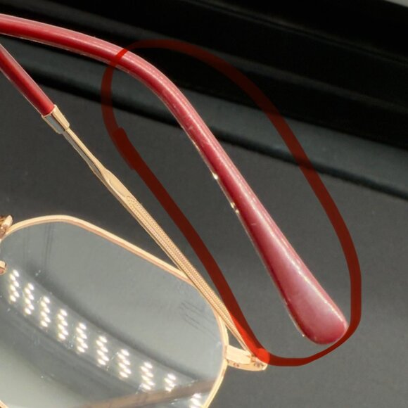 Ray Ban Eyeglasses Frames RB3694V 3094 Rose Gold Hexagonal RX 53-20-140 w/ Case - Picture 14 of 15